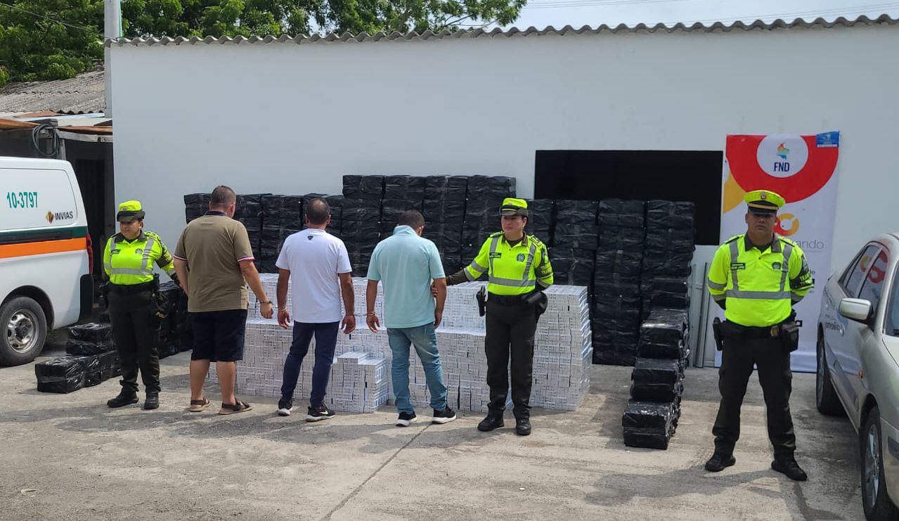 Golpe al contrabando Gobernación y Policía Nacional aprenden